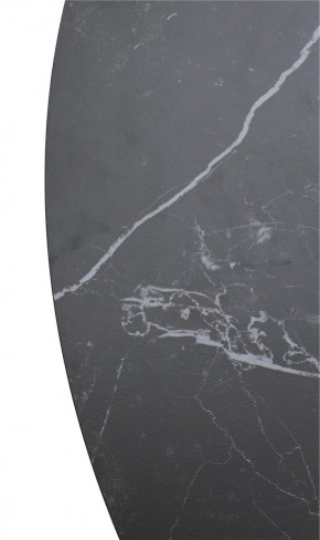 Стол TERNI 120 MATT BLACK MARBLE SOLID CERAMIC Черный мрамор матовый, керамика /Черн.каркас, ®DISAUR в Тюмени - tumen.mebel24.online | фото 9