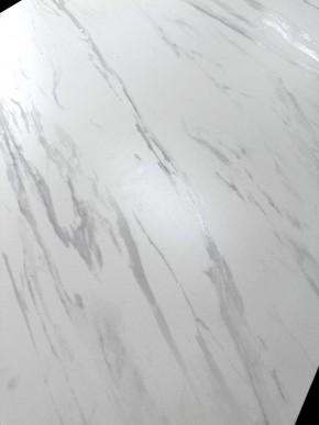 Стол VASTO 180 MARBLES KL-99 Белый мрамор матовый, итальянская керамика/ черный каркас, ®DISAUR в Тюмени - tumen.mebel24.online | фото 3