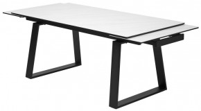 Стол VASTO 180 MARBLES KL-99 Белый мрамор матовый, итальянская керамика/ черный каркас, ®DISAUR в Тюмени - tumen.mebel24.online | фото 6