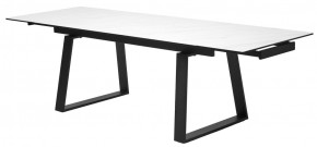 Стол VASTO 180 MARBLES KL-99 Белый мрамор матовый, итальянская керамика/ черный каркас, ®DISAUR в Тюмени - tumen.mebel24.online | фото 9