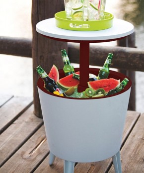 Столик-холодильник COOL BAR крем-шоколад в Тюмени - tumen.mebel24.online | фото 2
