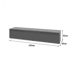 СТОУН С72 Тумба ТВ (золотой дуб/графит) в Тюмени - tumen.mebel24.online | фото 2