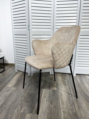 Стул AMARETTO VBP206 античный светло-бежевый, велюр без пальчикового эффекта /черный каркас, М-City в Тюмени - tumen.mebel24.online | фото 7
