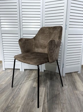 Стул AMARETTO VBP208 античный серо-бежевый/ черный каркас, М-City в Тюмени - tumen.mebel24.online | фото 1