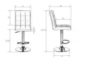 Стул барный DOBRIN KRUGER, фиолетовый в Тюмени - tumen.mebel24.online | фото 8