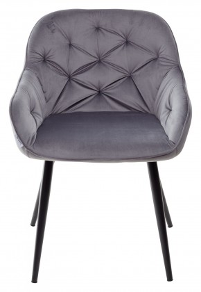 Стул BREEZE BLUVEL-14 GREY, велюр / черный каркас М-City в Тюмени - tumen.mebel24.online | фото 5
