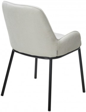 Стул BRIO CATO-01 Белый, фактурная ткань / черный каркас, ®DISAUR в Тюмени - tumen.mebel24.online | фото 5