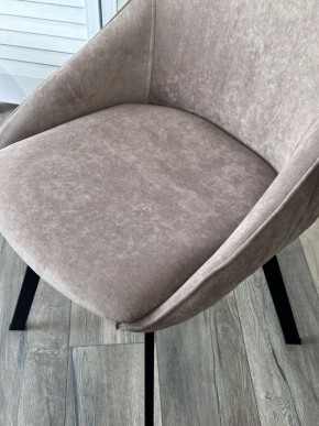 Стул CASA, 360 град. поворот. B5 Капучино, велюр / черный каркас,М-City в Тюмени - tumen.mebel24.online | фото 3
