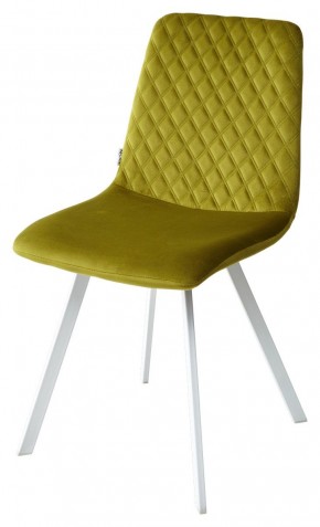 Стул DAIQUIRI BLUVEL-75 OLIVA / белый каркас, велюр М-City в Тюмени - tumen.mebel24.online | фото 4