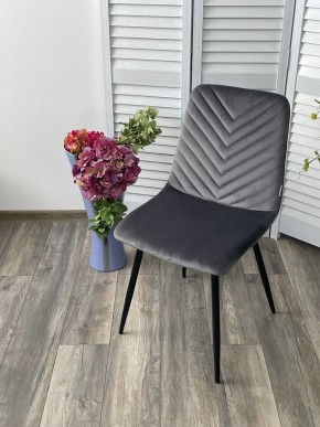 Стул DUKE BLUVEL-14 GREY, велюр / черный каркас М-City в Тюмени - tumen.mebel24.online | фото 5