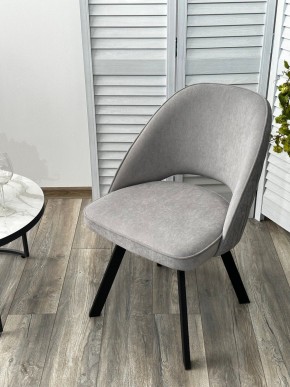 Стул DUNA 360 град. поворот. B22 Серый, велюр / черный каркас, М-City в Тюмени - tumen.mebel24.online | фото 8