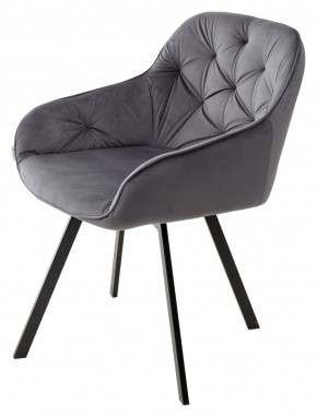 Стул GALE 360 град. поворот. BLUVEL-14 GREY, велюр/ черный каркас, М-City в Тюмени - tumen.mebel24.online | фото 5