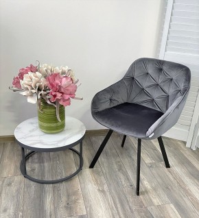 Стул GALE 360 град. поворот. BLUVEL-14 GREY, велюр/ черный каркас, М-City в Тюмени - tumen.mebel24.online | фото 8