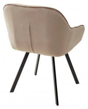 Стул GALE 360 град. поворот. BLUVEL-40 BEIGE, велюр/ черный каркас, М-City в Тюмени - tumen.mebel24.online | фото 4