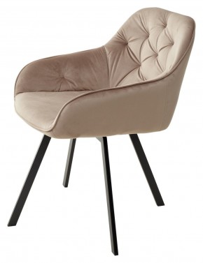 Стул GALE 360 град. поворот. BLUVEL-40 BEIGE, велюр/ черный каркас, М-City в Тюмени - tumen.mebel24.online | фото 5