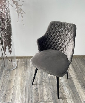 Стул HERMAN 360 град. ГРАФИТ #14, велюр / черный каркас М-City в Тюмени - tumen.mebel24.online | фото 3