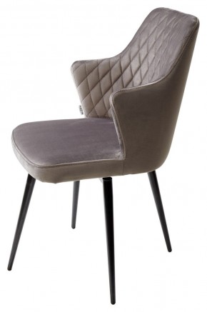 Стул HERMAN 360 град. ГРАФИТ #14, велюр / черный каркас М-City в Тюмени - tumen.mebel24.online | фото 4