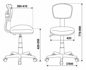 Стул компьютерный Бюрократ CH-W299/LB/TW-55 в Тюмени - tumen.mebel24.online | фото 12