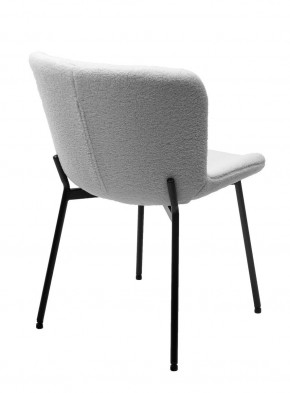 Стул RIYA UF992-01 Белый, teddy / черный каркас М-City в Тюмени - tumen.mebel24.online | фото 2