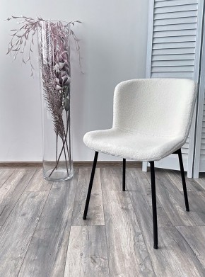 Стул RIYA UF992-01 Белый, teddy / черный каркас М-City в Тюмени - tumen.mebel24.online | фото 3
