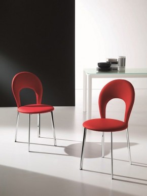 Стул VITTORIA 44,52 (М089 алюмин./ MAGU/07 TB606 антрацит, ткань Magu ) в Тюмени - tumen.mebel24.online | фото