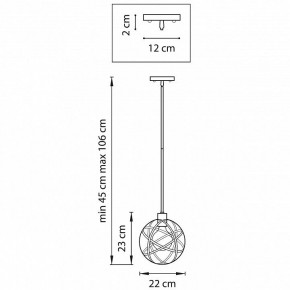 Светильник на штанге Lightstar Gabbia 732417 в Тюмени - tumen.mebel24.online | фото 2