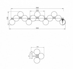 Светильник на штанге Maytoni Dallas MOD547WL-13CH в Тюмени - tumen.mebel24.online | фото 3