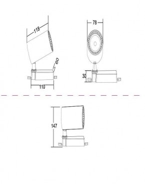 Светильник на штанге Maytoni Vuoro TR029-3-10W3K-B в Тюмени - tumen.mebel24.online | фото 3
