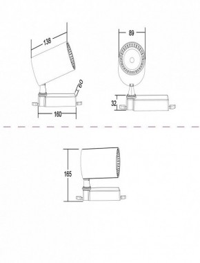 Светильник на штанге Maytoni Vuoro TR029-3-20W4K-W в Тюмени - tumen.mebel24.online | фото 4