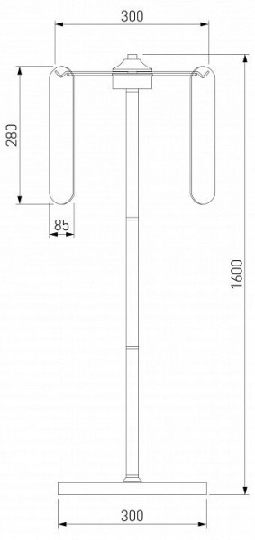 Торшер Eurosvet Claire 01171/3 золото в Тюмени - tumen.mebel24.online | фото 3
