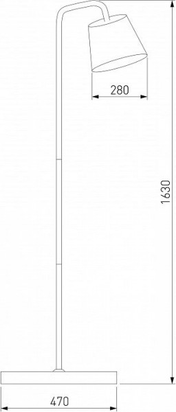 Торшер Eurosvet Montero 01135/1 черный в Тюмени - tumen.mebel24.online | фото 2