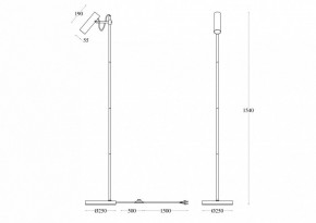 Торшер Maytoni Bansky MOD129FL-01W в Тюмени - tumen.mebel24.online | фото 3