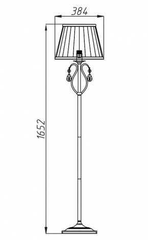 Торшер Maytoni Brionia ARM172-11-G в Тюмени - tumen.mebel24.online | фото 2