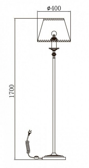 Торшер Maytoni Soffia RC093-FL-01-R в Тюмени - tumen.mebel24.online | фото 3