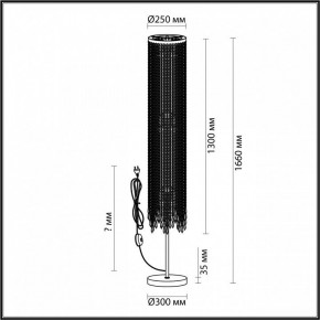 Торшер Odeon Light Chokka 5028/3F в Тюмени - tumen.mebel24.online | фото 4