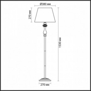 Торшер Odeon Light Gaellori 3393/1F в Тюмени - tumen.mebel24.online | фото 3