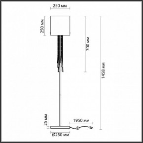 Торшер Odeon Light Nicole 4890/1F в Тюмени - tumen.mebel24.online | фото 4