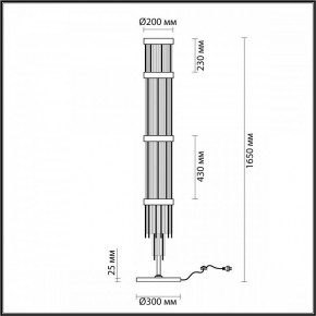 Торшер Odeon Light York 4788/12F в Тюмени - tumen.mebel24.online | фото 3