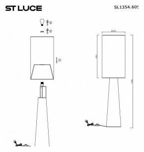Торшер ST-Luce Jackie SL1354.605.01 в Тюмени - tumen.mebel24.online | фото 5