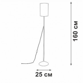Торшер Vitaluce V2840 V2840-0/1P в Тюмени - tumen.mebel24.online | фото 3