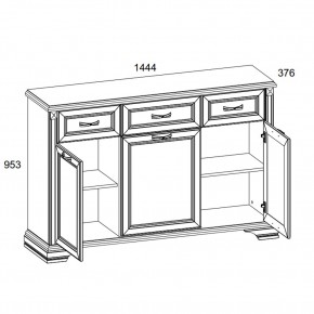 Тумба 3D3S, MONAKO, цвет Сосна винтаж/дуб анкона в Тюмени - tumen.mebel24.online | фото 2