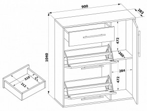 Тумба для обуви ТП-4 в Тюмени - tumen.mebel24.online | фото 4