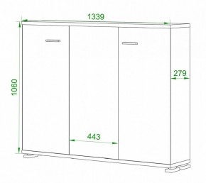 Тумба Домино нельсон ПУ-60-4 в Тюмени - tumen.mebel24.online | фото 2