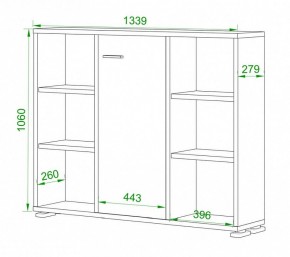 Тумба комбинированная Домино нельсон ПУ-60-2 в Тюмени - tumen.mebel24.online | фото 2