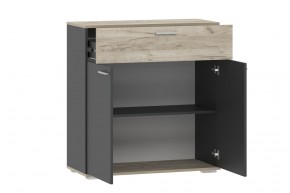 Тумба НМ 013.77 "Санти" (Антрацит/Крафт Серый) в Тюмени - tumen.mebel24.online | фото 2