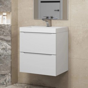 Тумба под раковину Uperwood Tanos 50 см, подвесная, белая матовая в Тюмени - tumen.mebel24.online | фото 1