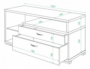 Тумба под ТВ Домино ТК-10 в Тюмени - tumen.mebel24.online | фото 2