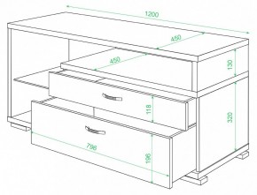 Тумба под ТВ Домино ТК-10М в Тюмени - tumen.mebel24.online | фото 2