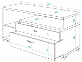 Тумба под ТВ Домино ТК-10М в Тюмени - tumen.mebel24.online | фото 2