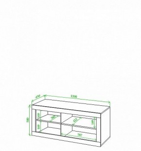 Тумба под ТВ Toivo Кон120 в Тюмени - tumen.mebel24.online | фото 2